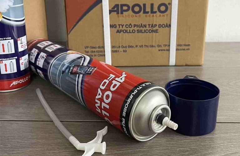 Keo bọt nở Apollo Foam hoạt động dựa trên cơ chế vật lý của cấu trúc bọt xốp kín
