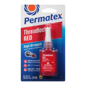 Permatex High Strength Threadlocker RED