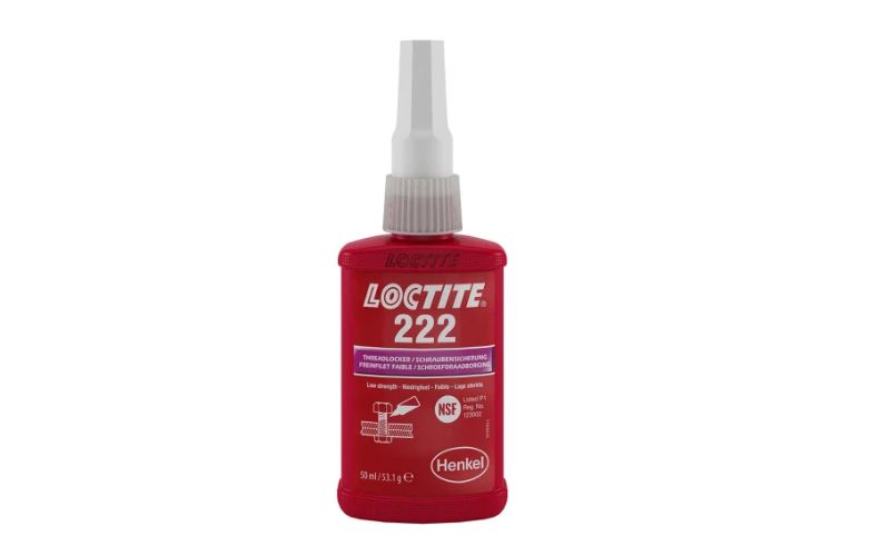 Keo Loctite 222 có khả năng chịu dầu, hiệu quả với nhiều loại ren kim loại
