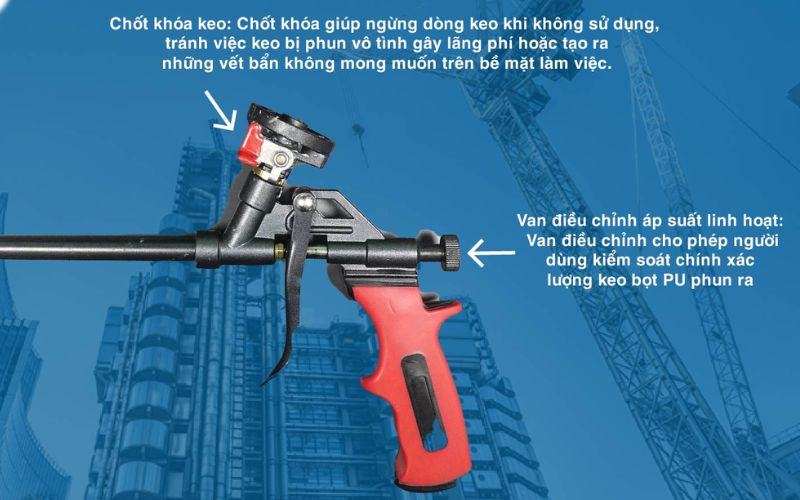 Lưu ý cách vận hành của các vị trí trên súng